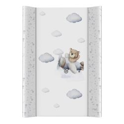 Poza cu Saltea de Înfășat Ultra Light 1.2 kg, Dimensiuni 50x70 cm, cu Întăritură, Grosime 3 cm, Anti-Alunecare, Model Ursul Zburător